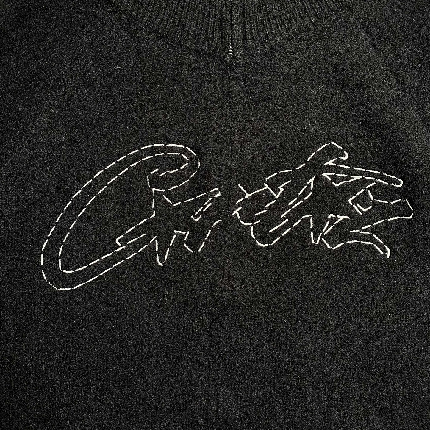 [New] Corteiz Allstarz Zip Up Knit Sweater