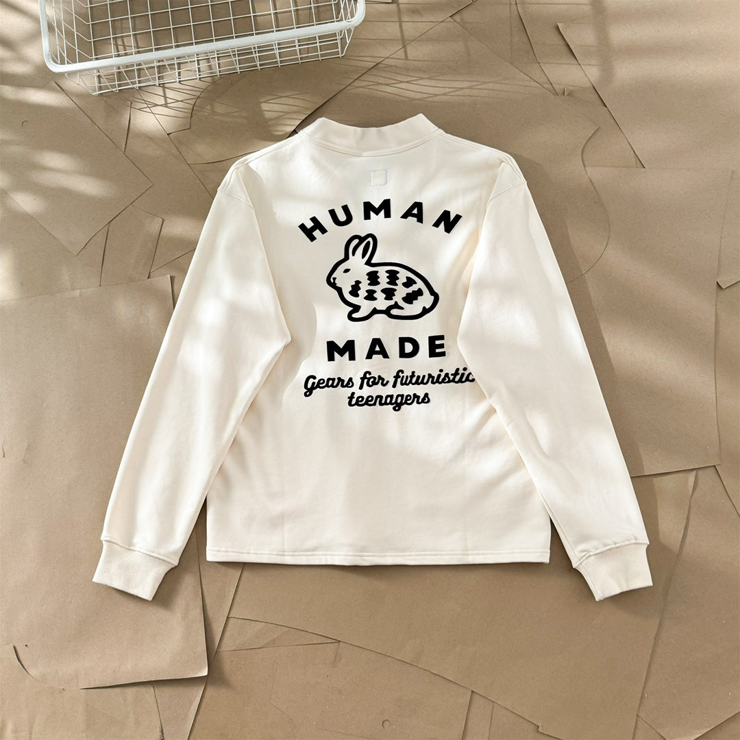 [New] Human Made 'Rabbit' Cardigan Sweater