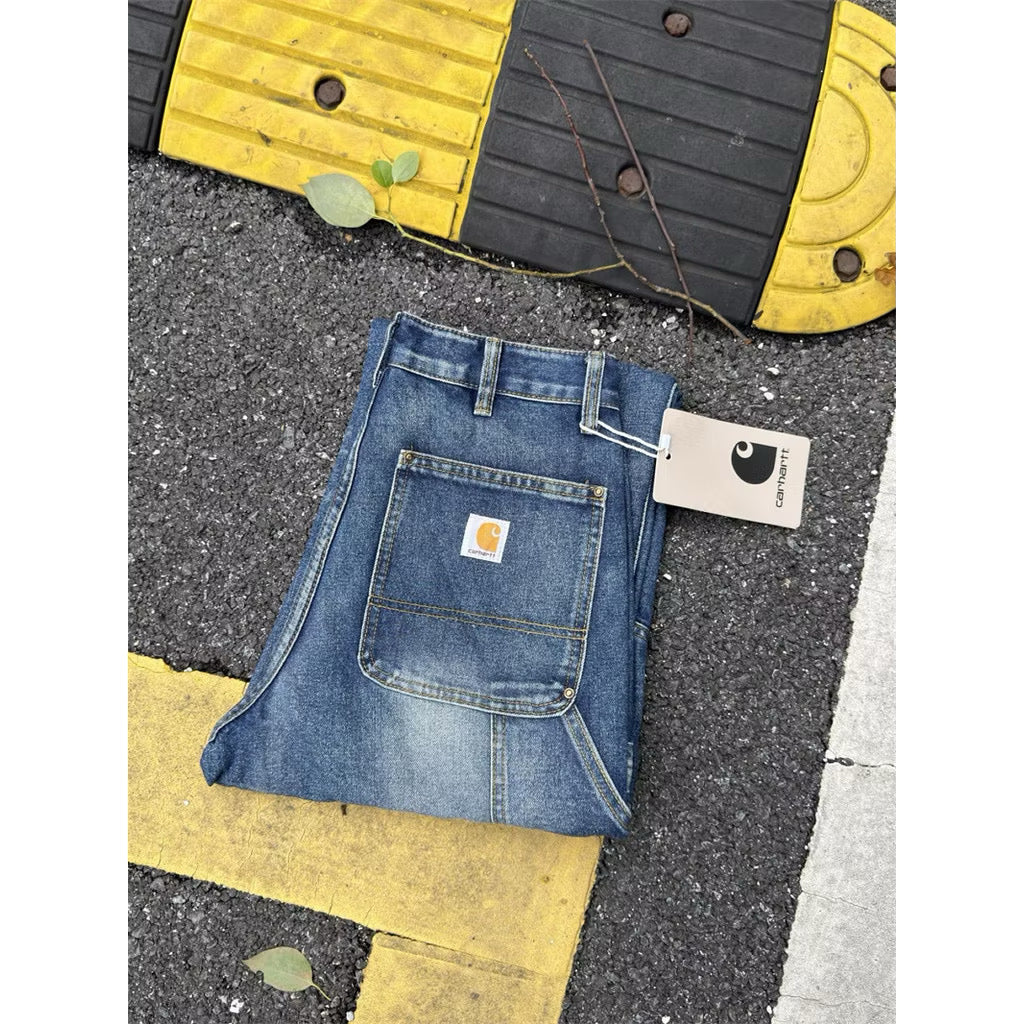[New] Carhartt Double Knee Denim Carpenter Pants
