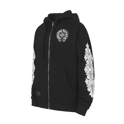 [New] Chrome Hearts Zip Up Hoodie