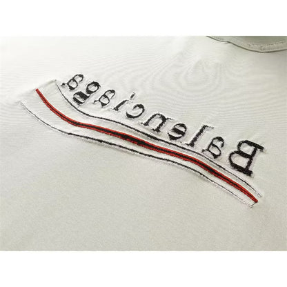 [New] Balenciaga Logo Distressed Tee