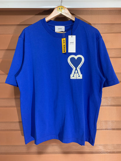 Ami Heart Logo Tee (Blue)