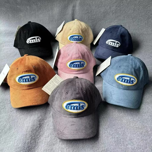 [New] Emis Corduroy Logo Cap