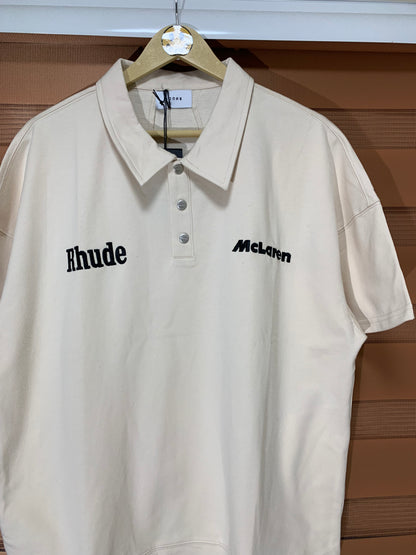 Rhude x McLaren Racer Polo (Cream)