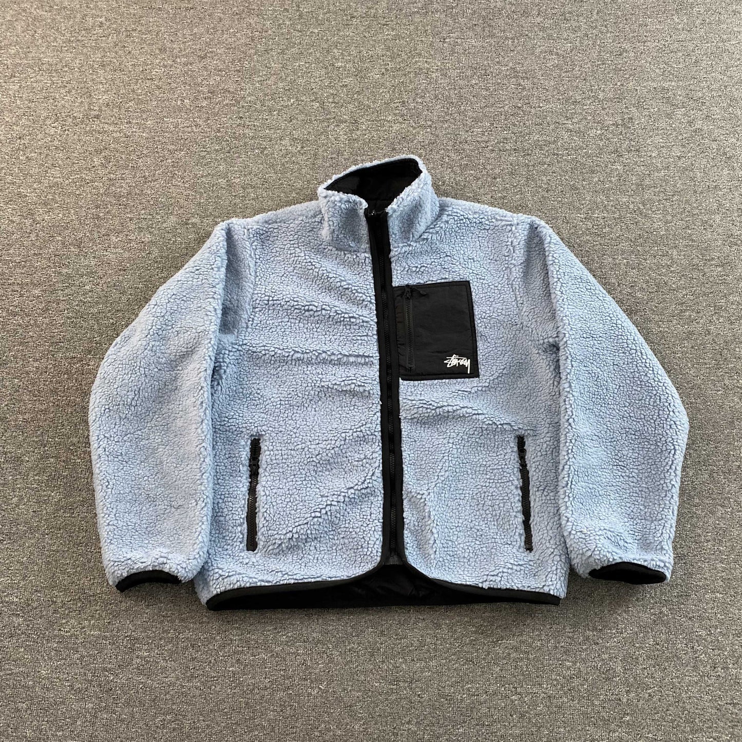 [New] Stussy Sherpa Reversible Jacket