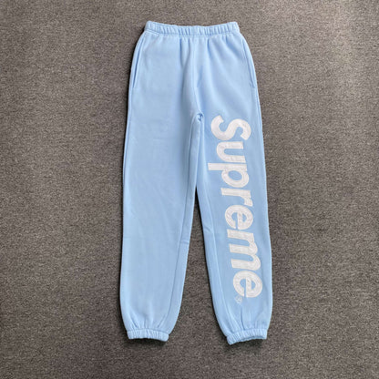 [New] Supreme Satin Applique Sweatpants