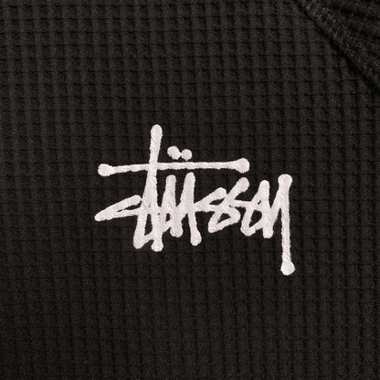 [New] Stussy Logo Waffle Tee