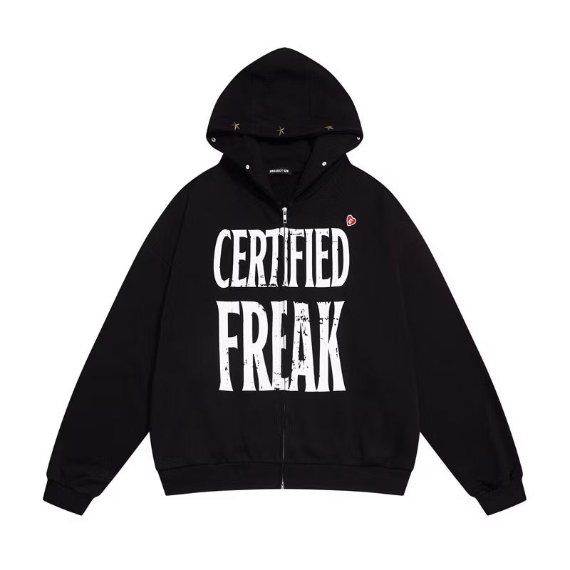 [New] Project G/R ‘Certified Freak’ Zip Hoodie