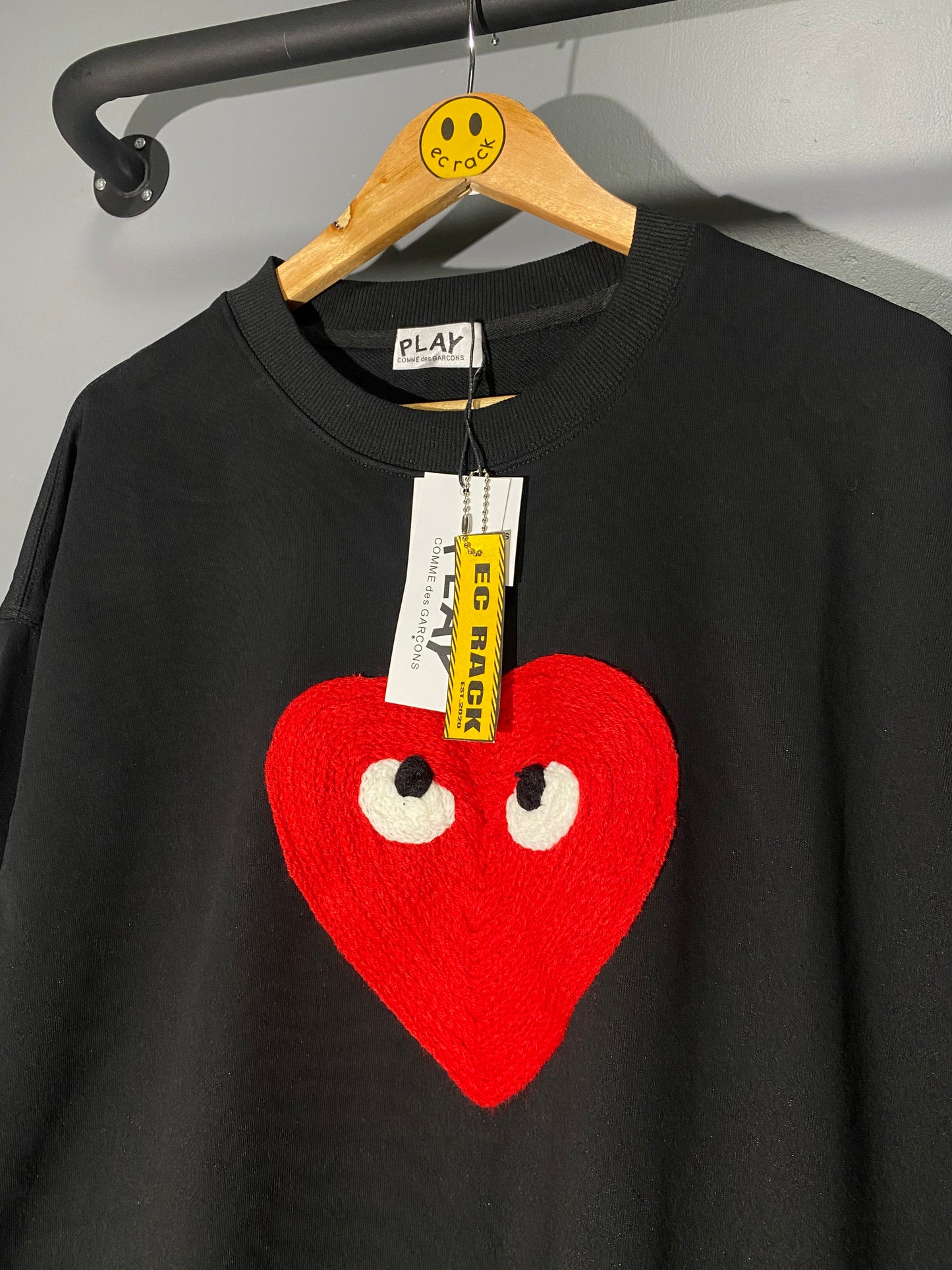 CDG PLAY Heart Logo Sweatshirt