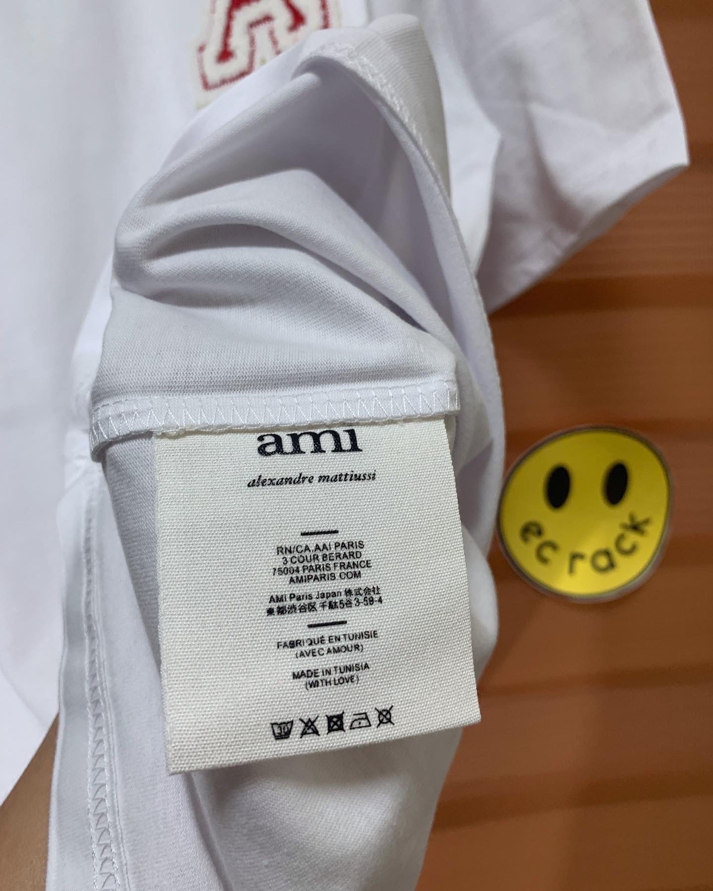 Ami Heart Logo Tee (White)