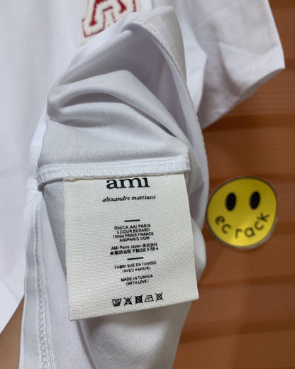 Ami Heart Logo Tee (White)