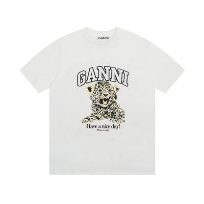 [New] Ganni ‘Leopard’ Tee
