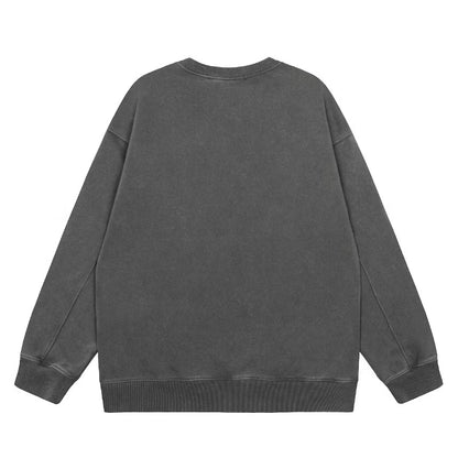 [New] Acne Studios Blurred Logo Acid Gray Sweatshirt
