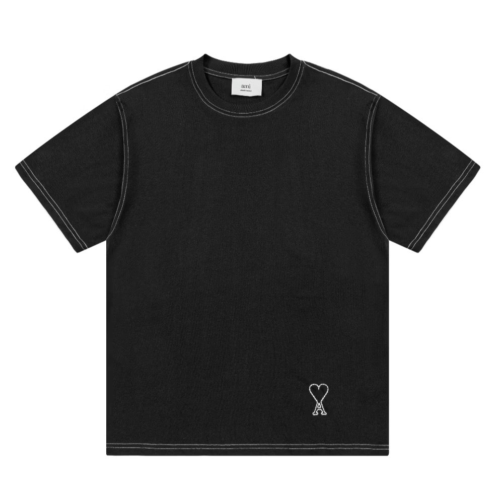 [New] Ami Paris Topstitching Tee