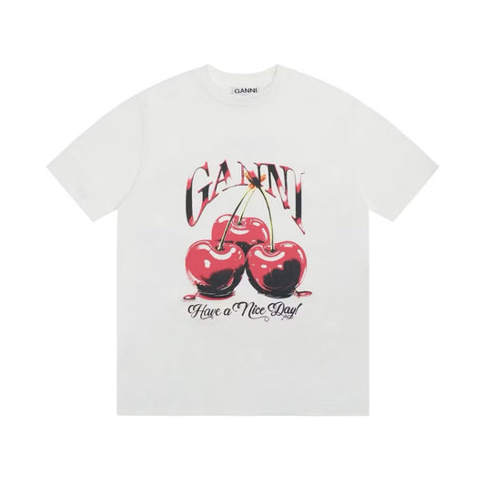 [New] Ganni ‘Cherries’ Tee