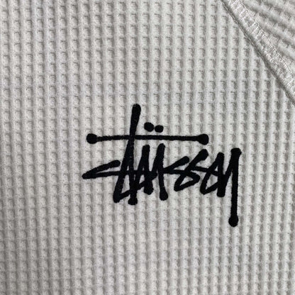 [New] Stussy Logo Waffle Tee