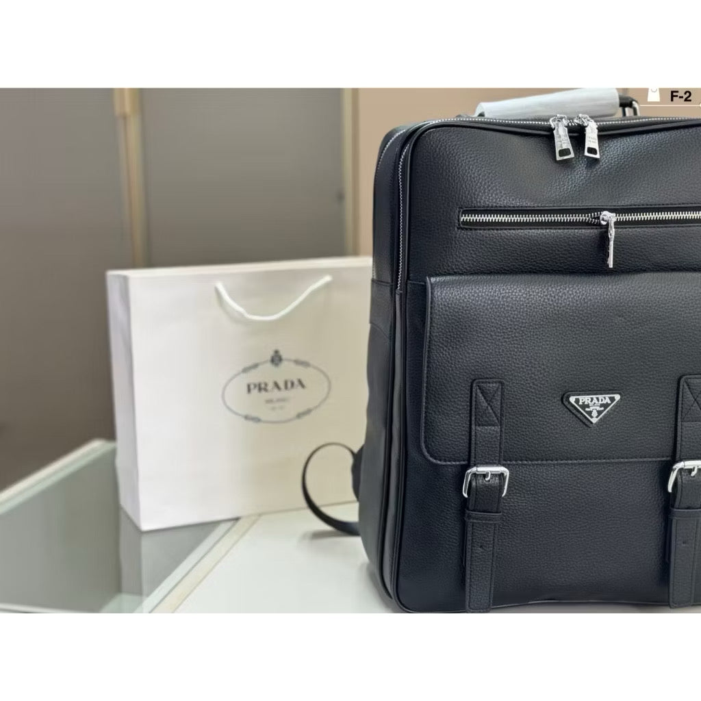 [New] Prada Leather Backpack