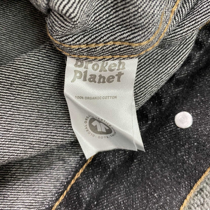 [New] Broken Planet Denim Black Jacket
