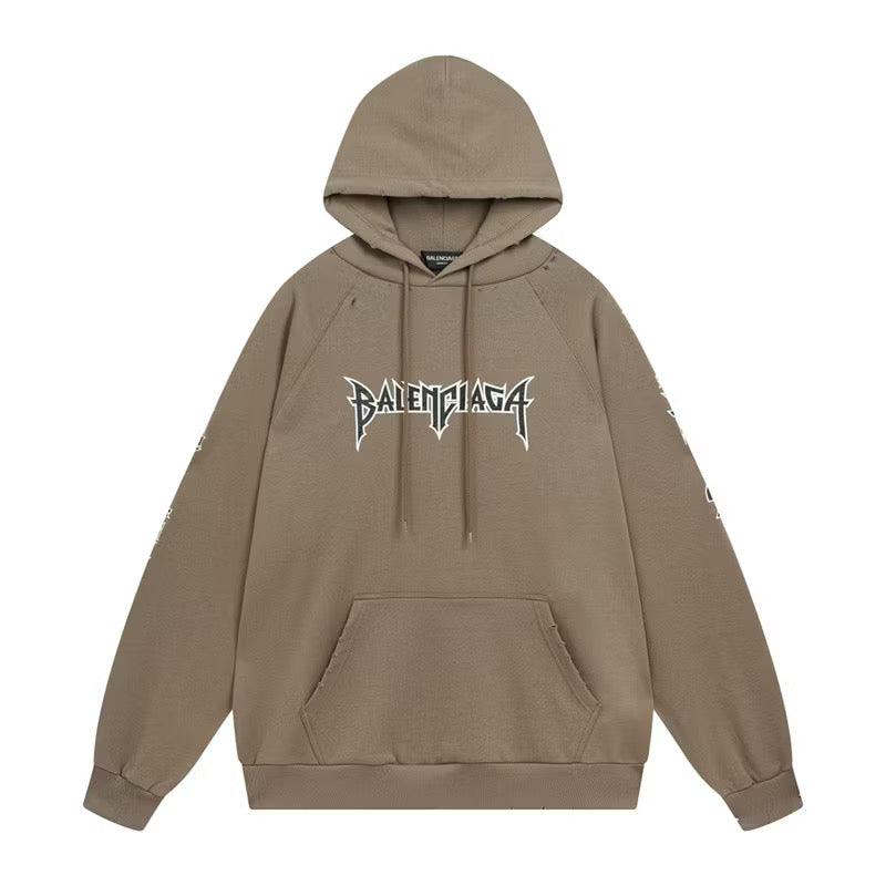 [New] Balenciaga Distressed Hoodie