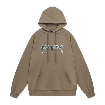 [New] Balenciaga Distressed Hoodie