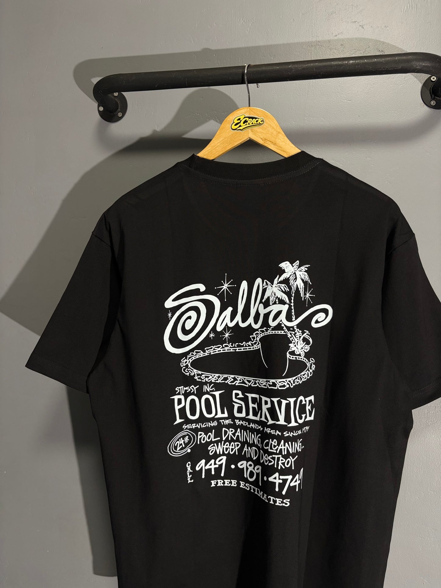 [New] Stussy 'Salba' Graphic Tee (Black)