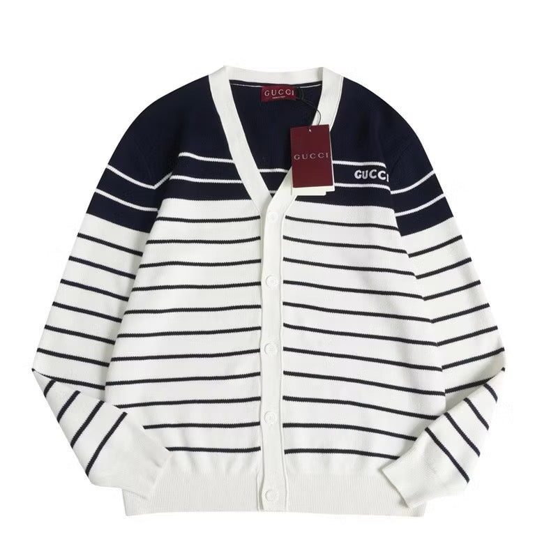 [New] Gucci Knit Stripe Cardigan