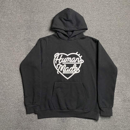 [New] Human Made Heart Graphic Logo Hoodie