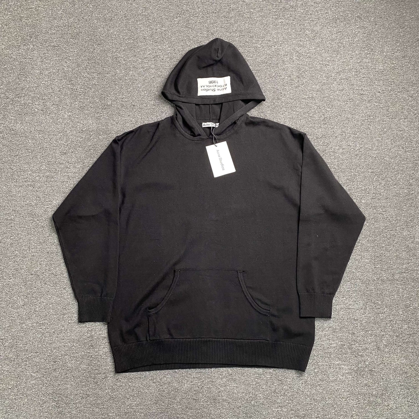 [New] Acne Studios Knit Pullover Hoodie