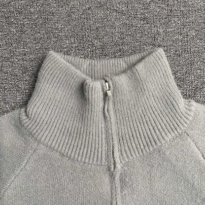 [New] Corteiz Allstarz Zip Up Knit Sweater