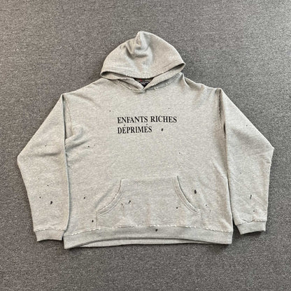 [New] Enfants Riches Deprimes Distressed Hoodie