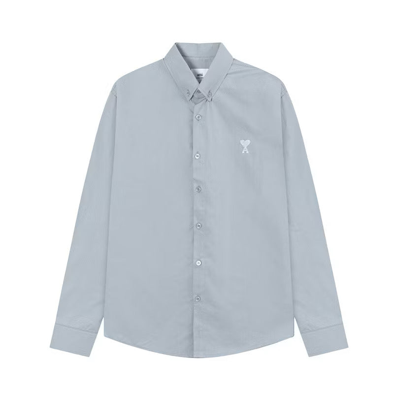 [New] A m i Paris Mini Logo Polo Longsleeve