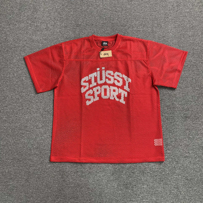 [New] Stussy Sport Mesh Jersey Tee