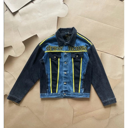 [New] Drew House Mascot Denim Jacket