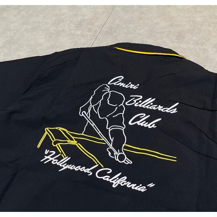 [New] Amiri Billiards Camp Shirt