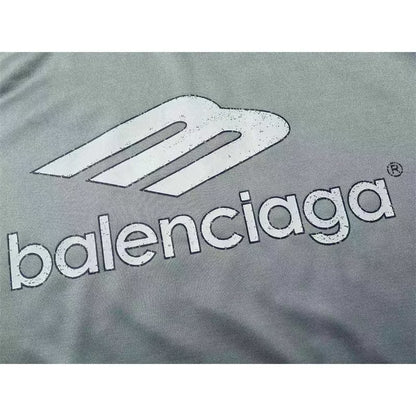 [New] Balenciaga 3B Football Shiny Jersey Longsleeve Tee