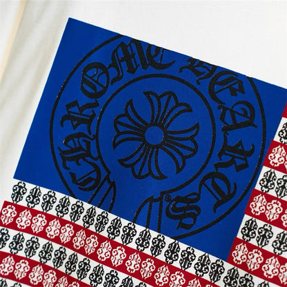 [New] Chrome Hearts Flag Graphic Tee
