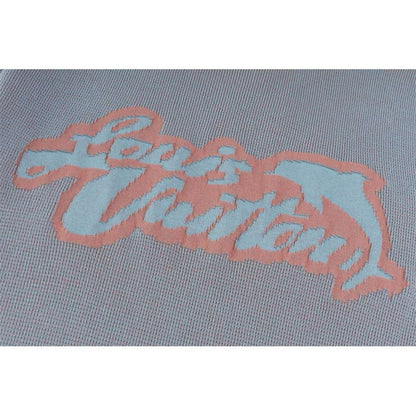 [New] Louis Vuitton Dolphin Knitted Tee