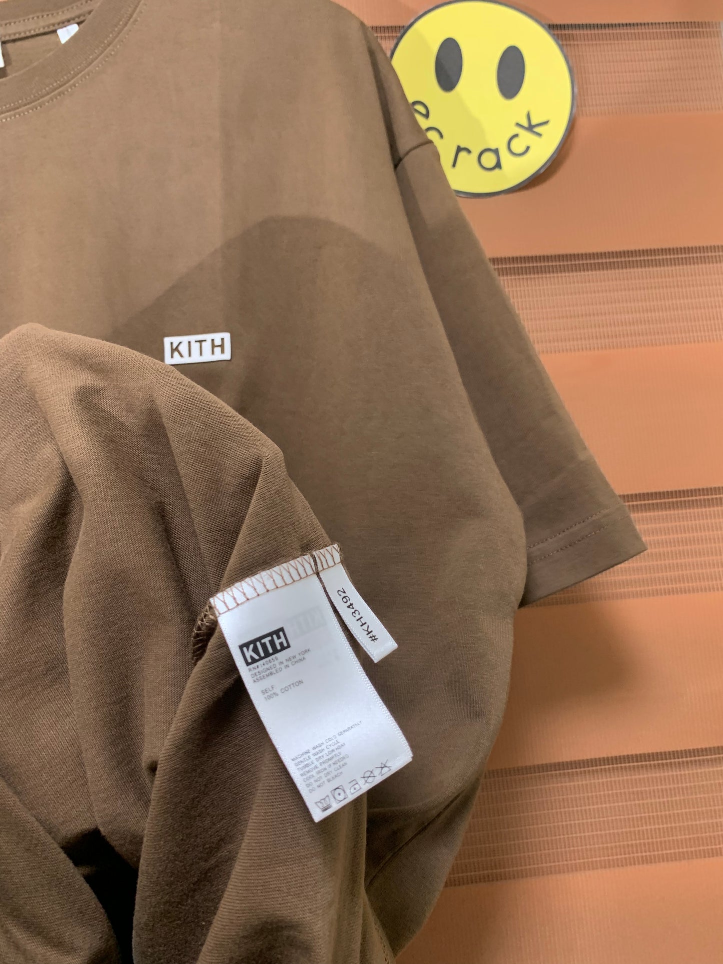 Kith Basic Logo Tee (Brown)