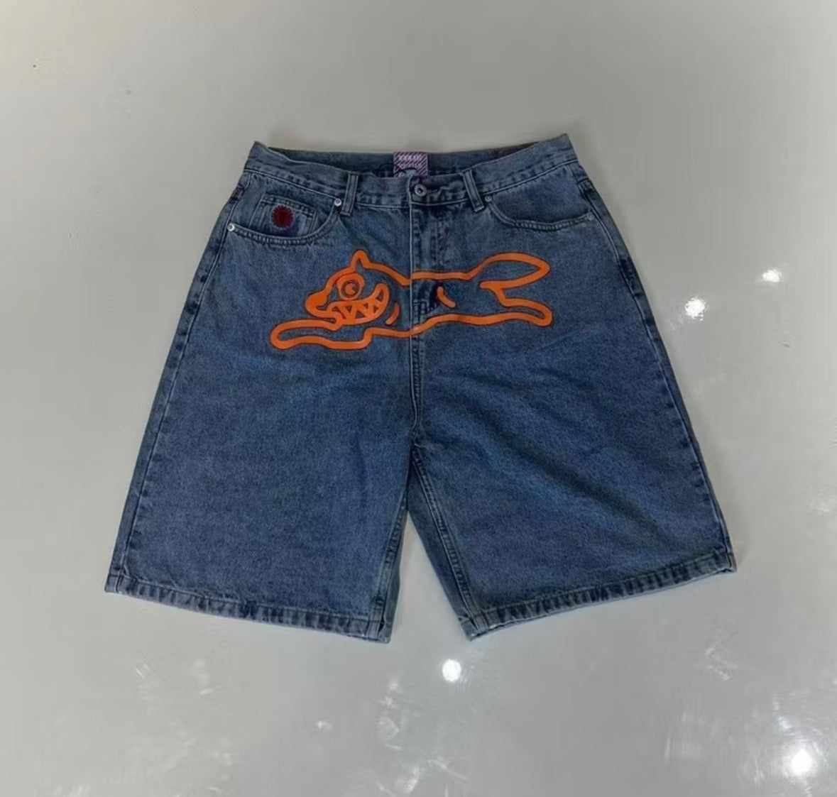 [New] Billionaire Boys Club BBC X Ice Cream Denim Jorts