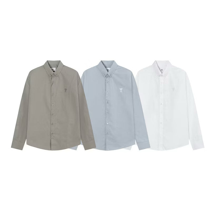 [New] A m i Paris Mini Logo Polo Longsleeve
