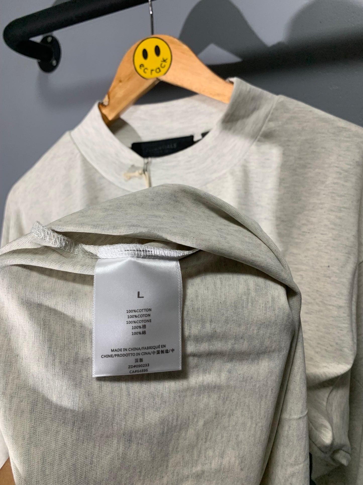 [New] Essentials Fear of God Longsleeve (Light Oatmeal)