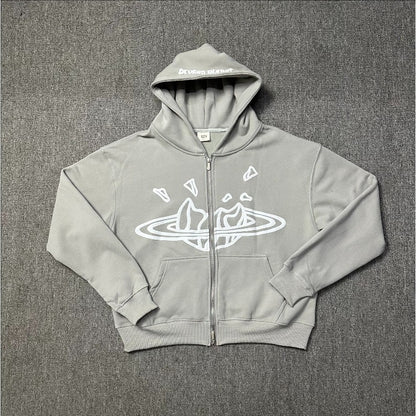 [New] Broken Planet 'Stoned Gray' Zip Hoodie and Pants