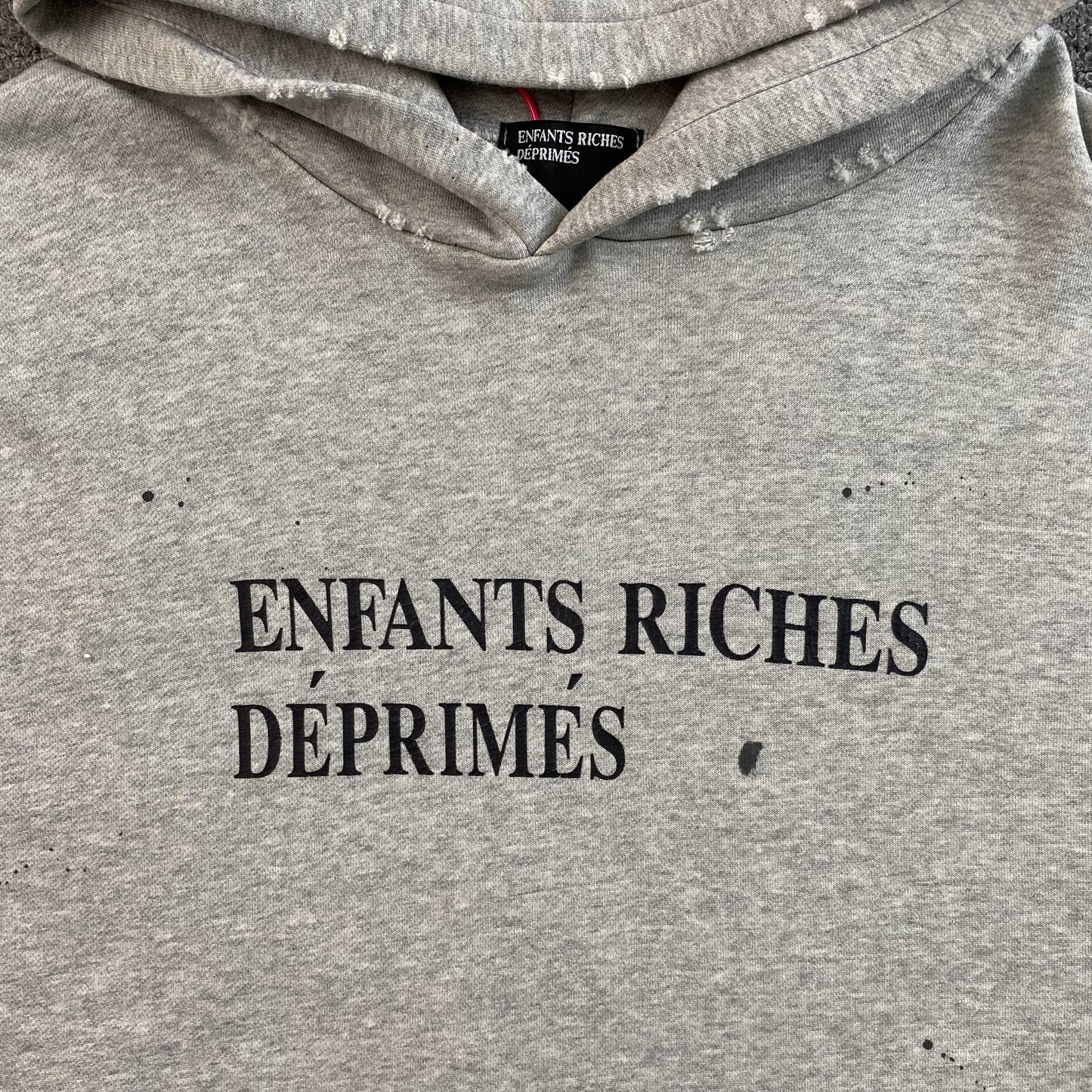 [New] Enfants Riches Deprimes Distressed Hoodie