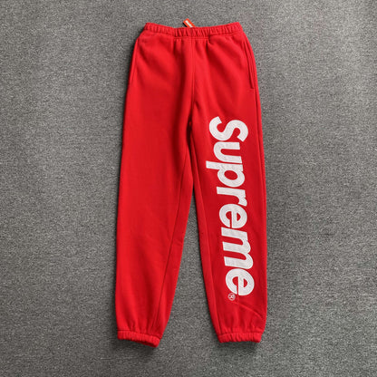 [New] Supreme Satin Applique Sweatpants