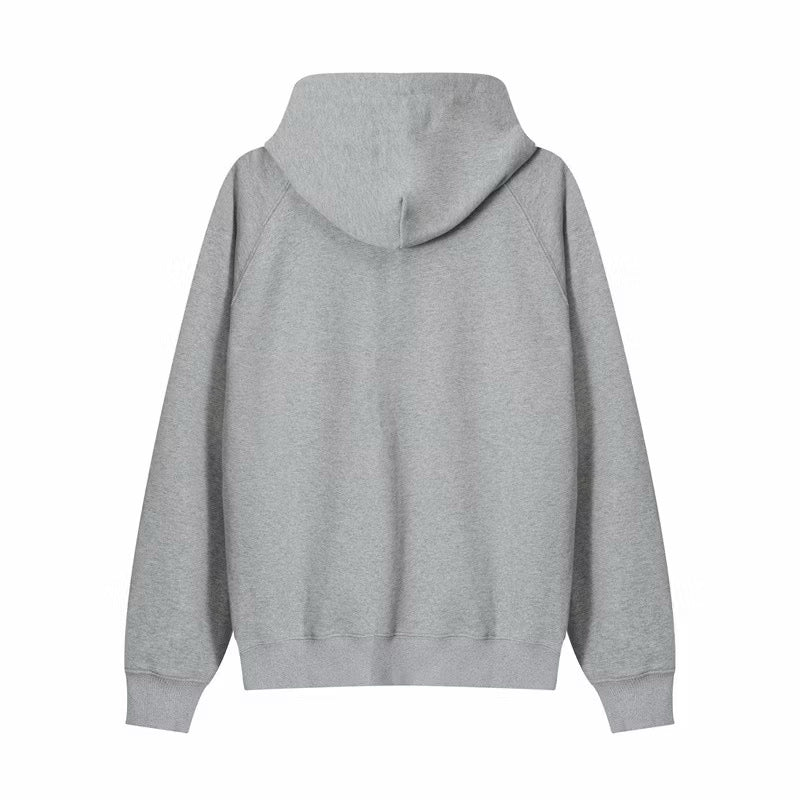 New] Ami Mini Logo Zip Up Hoodie