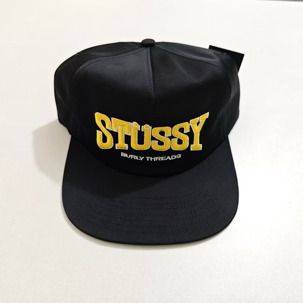 [New] Stussy Burly Threads Snapback Cap