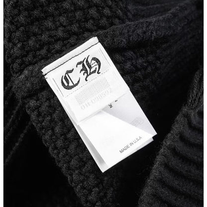 [New] Chrome Hearts Distressed Cardigan