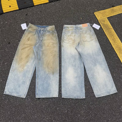 [New] Acne Studios Dirty Wash Wide Jeans