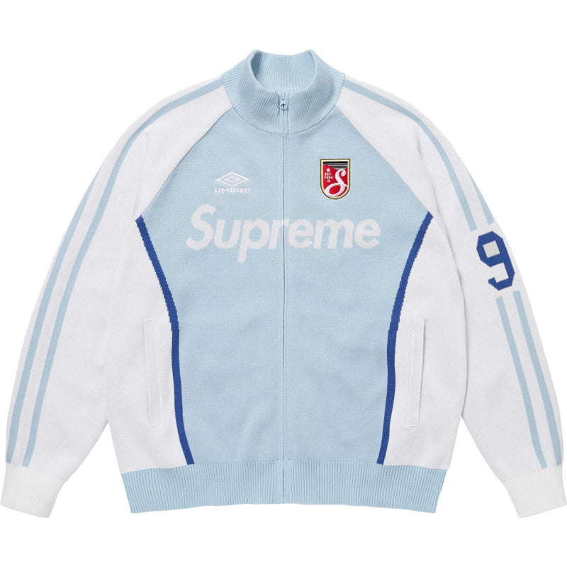 [New] Supreme x Umbro Knit Zip Up Sweater