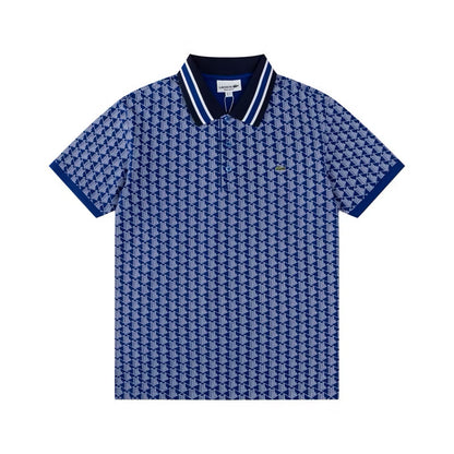 [New] Lacoste Monogram Polo Shirt